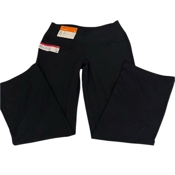NWT c9 by Champion size XS black cropped wide leg hidden drawstring waist - Picture 1 of 13
